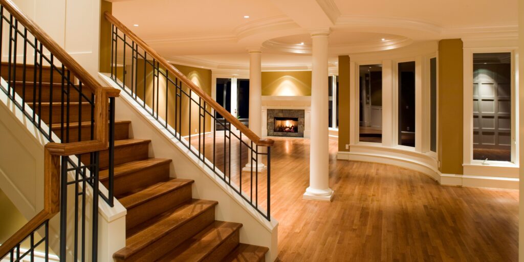 wooden interior living