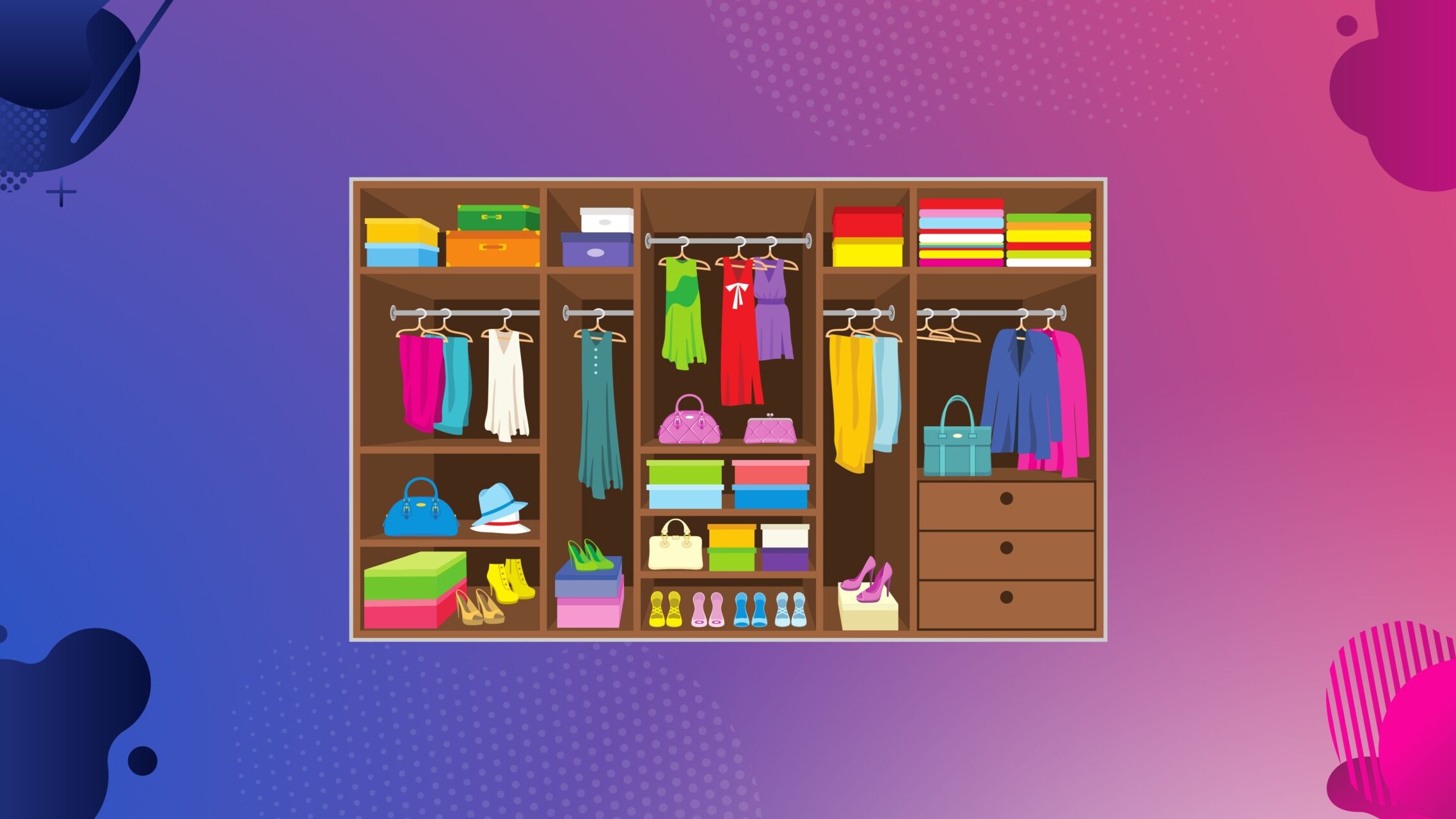 features for custom made wardrobe