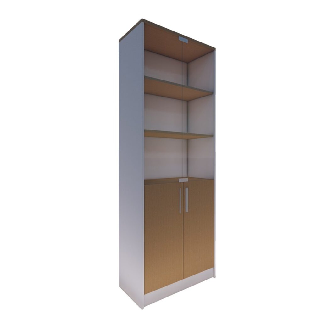 High Cabinet With Swing Glass Door 2100H Mm