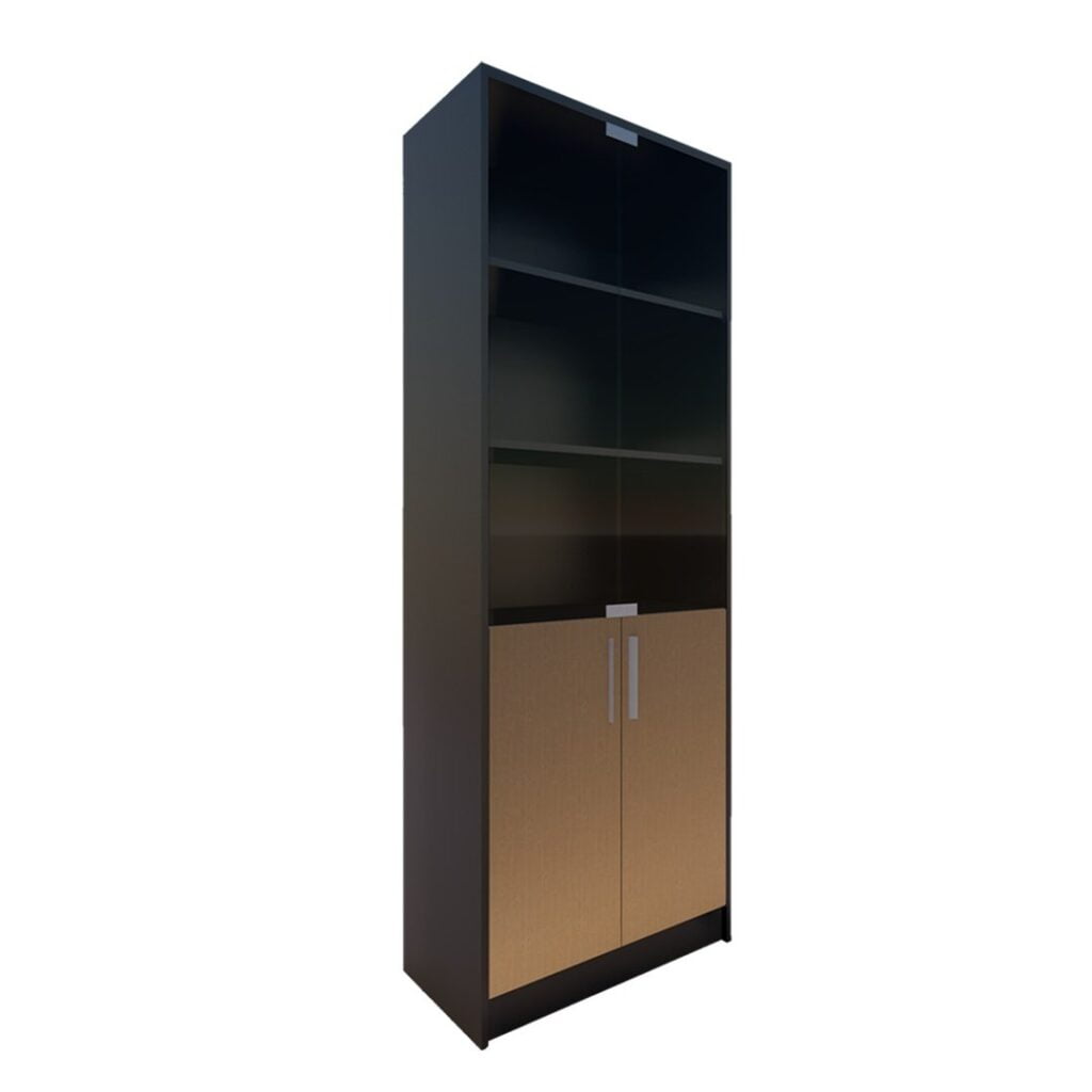 High Cabinet With Swing Glass Door 2100H Mm