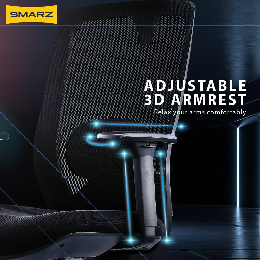 Dorzaal Ergonomic Chair (Rich Black)