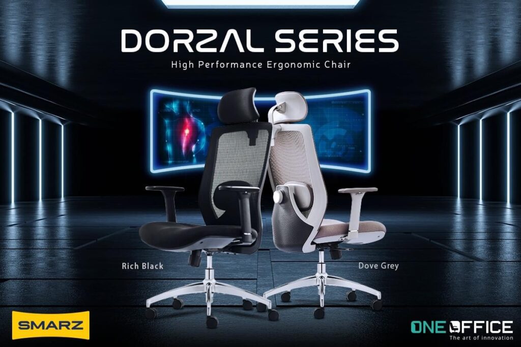 Dorzaal Ergonomic Chair (Rich Black)