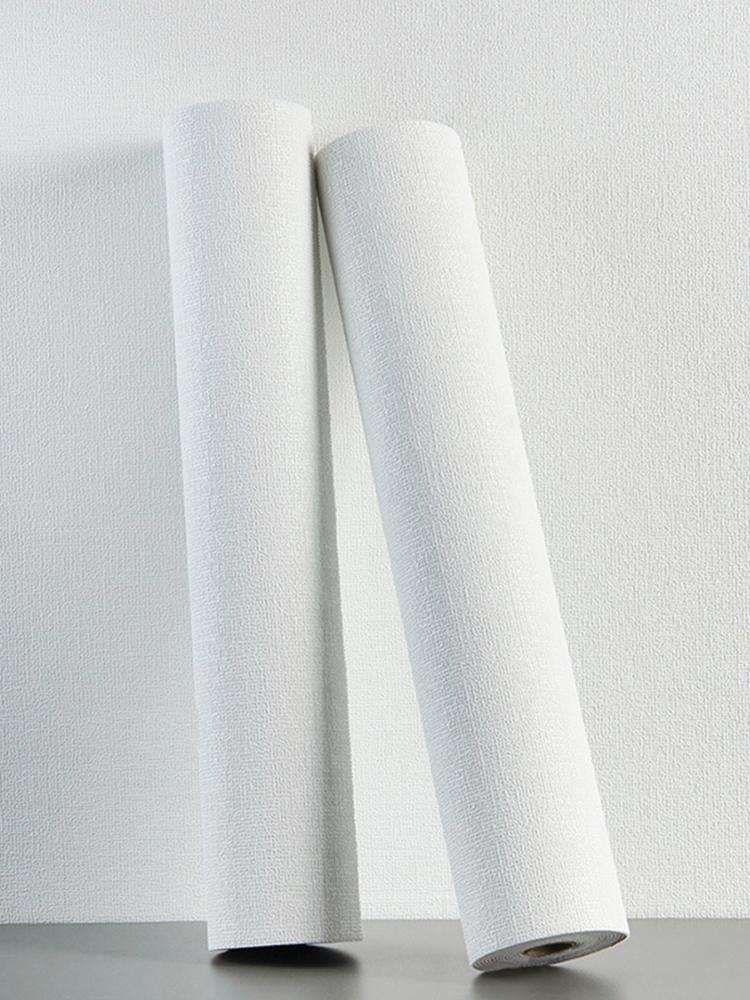 3D White Color Wallpaper Thickened Moisture-Proof Waterproof Bedroom Kitchen Living Room Home Decoration Wall Sticker