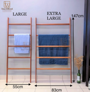 (Extra Large) Solid Wood Ladder Rack