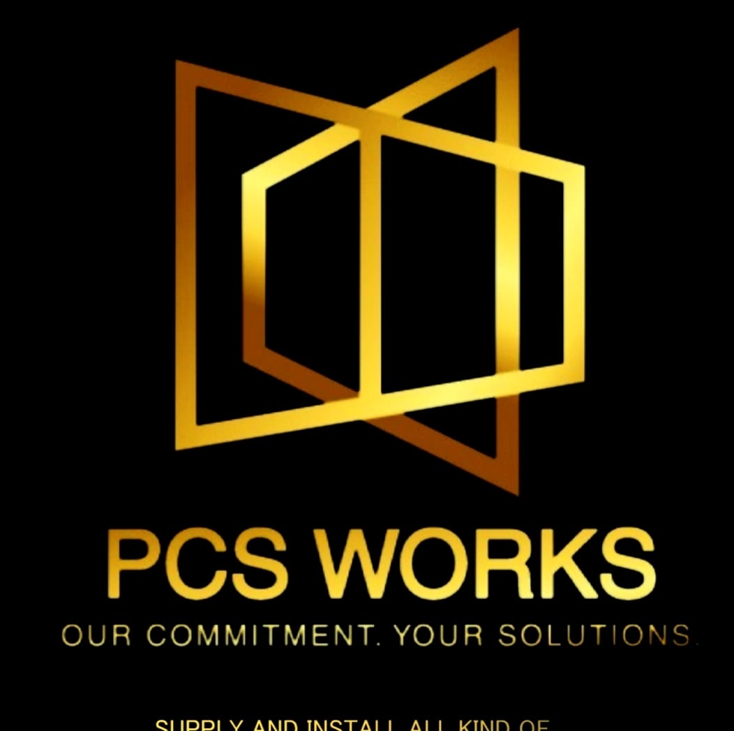 PCS WORKS logo.
