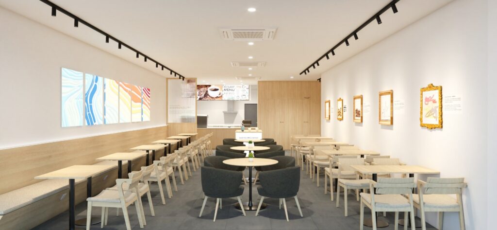 Design & build for commercial office, gym, clinics, and F&B outlets.