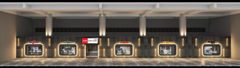 Radio Station Design and Build for Media Prima Audio